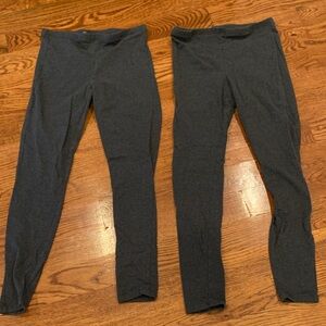 HUE Women Charcoal Leggings